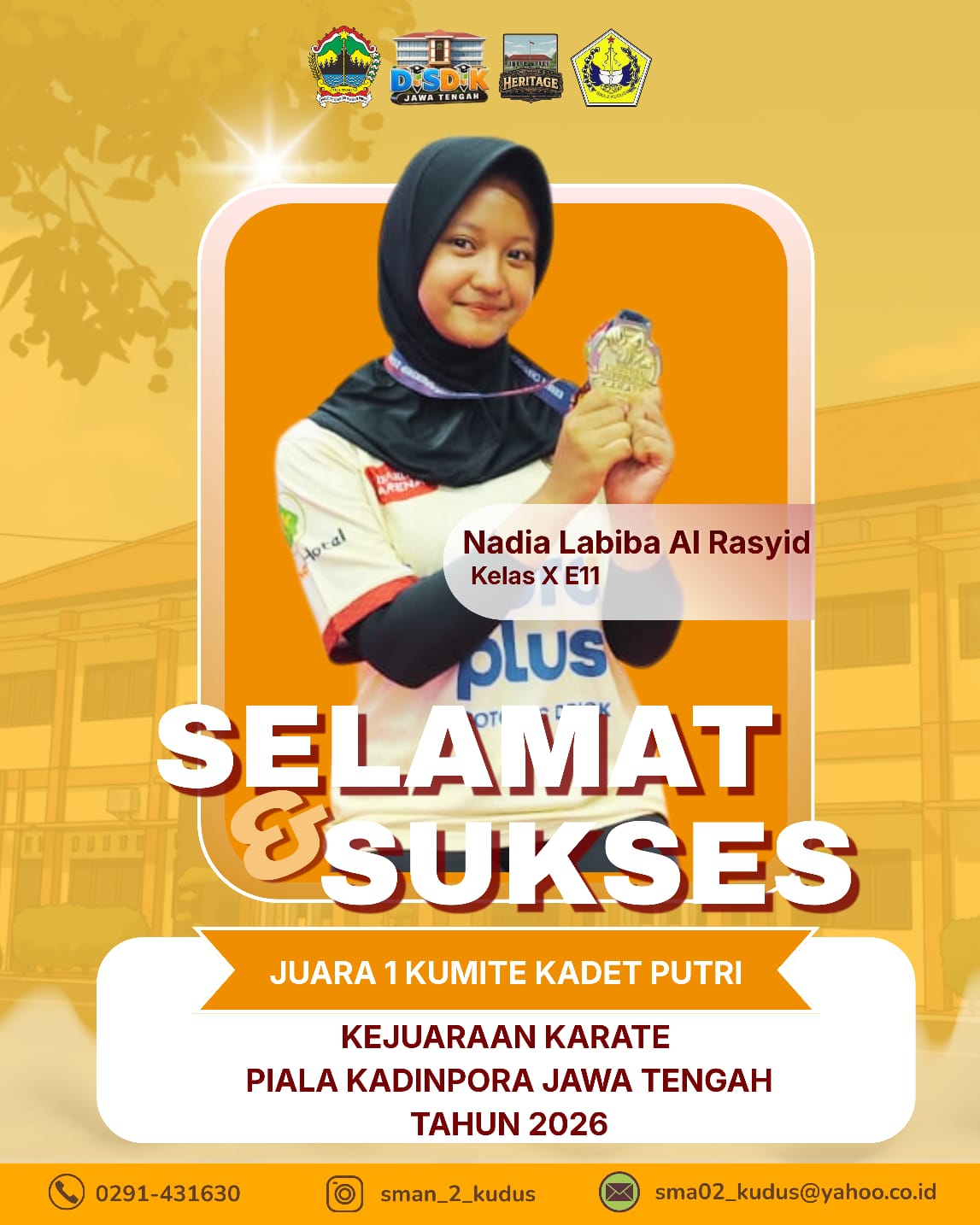 Kejuaraan Karate Piala KADINPORA Jawa Tengah 2026 