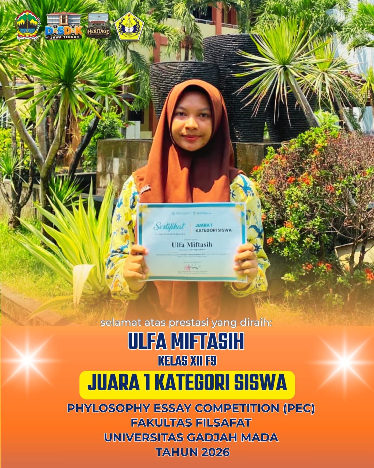 Phylosophy Essay Competition (PEC) Fakultas Filsafat Universitas Gadjah Mada
